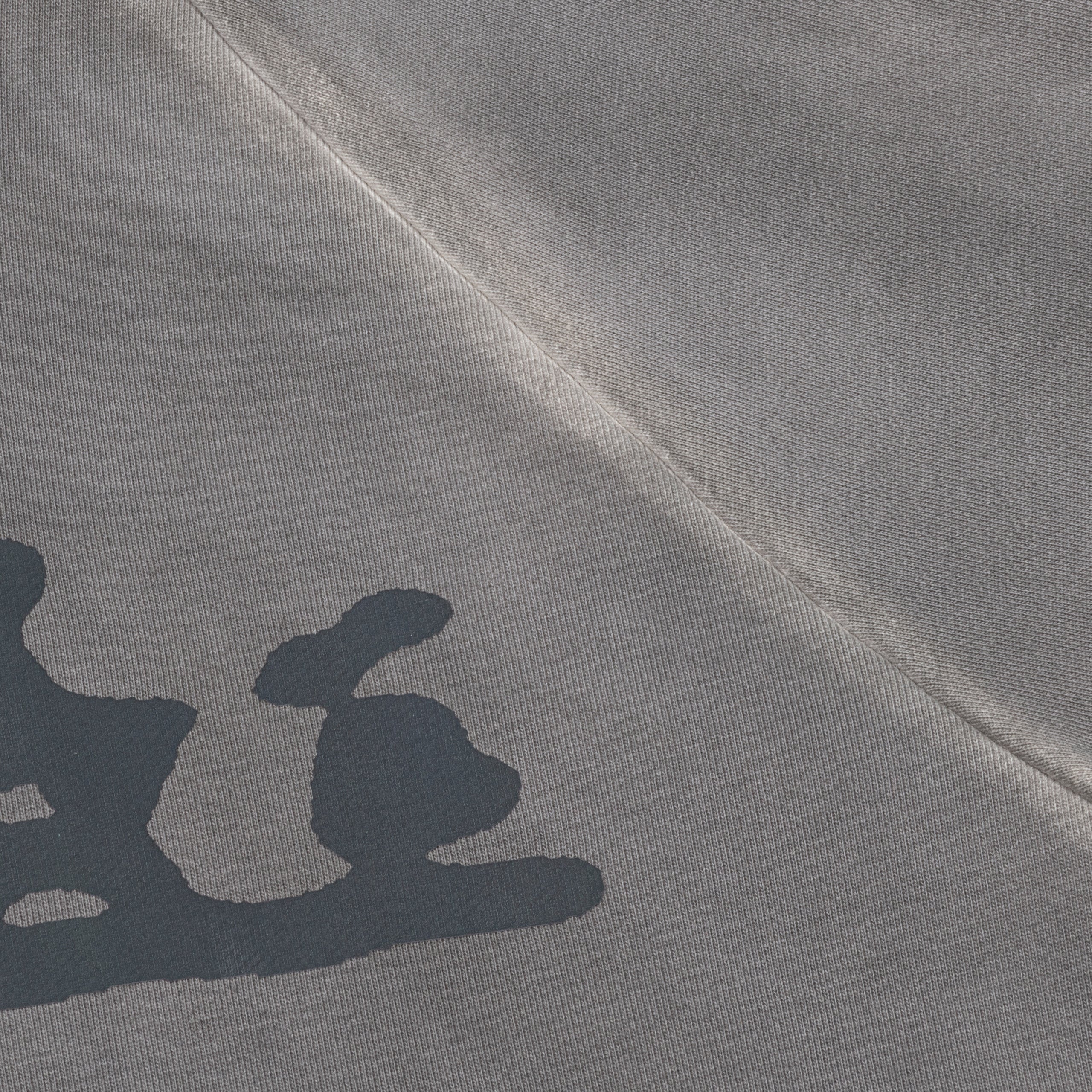 Ash Washed Boxy Short Sleeved Street Law Hoodie - Image 2