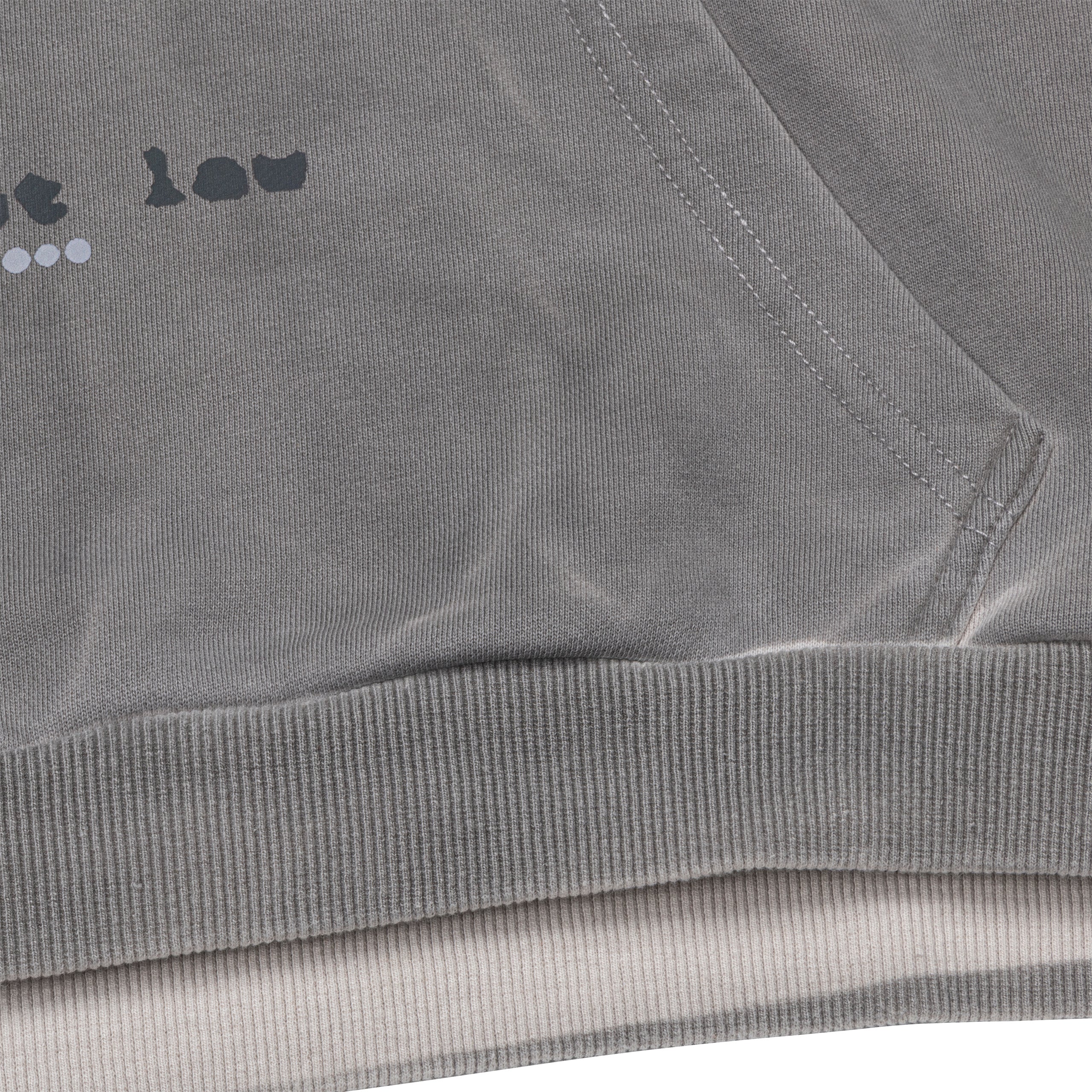 Ash Washed Boxy Short Sleeved Street Law Hoodie - Image 3