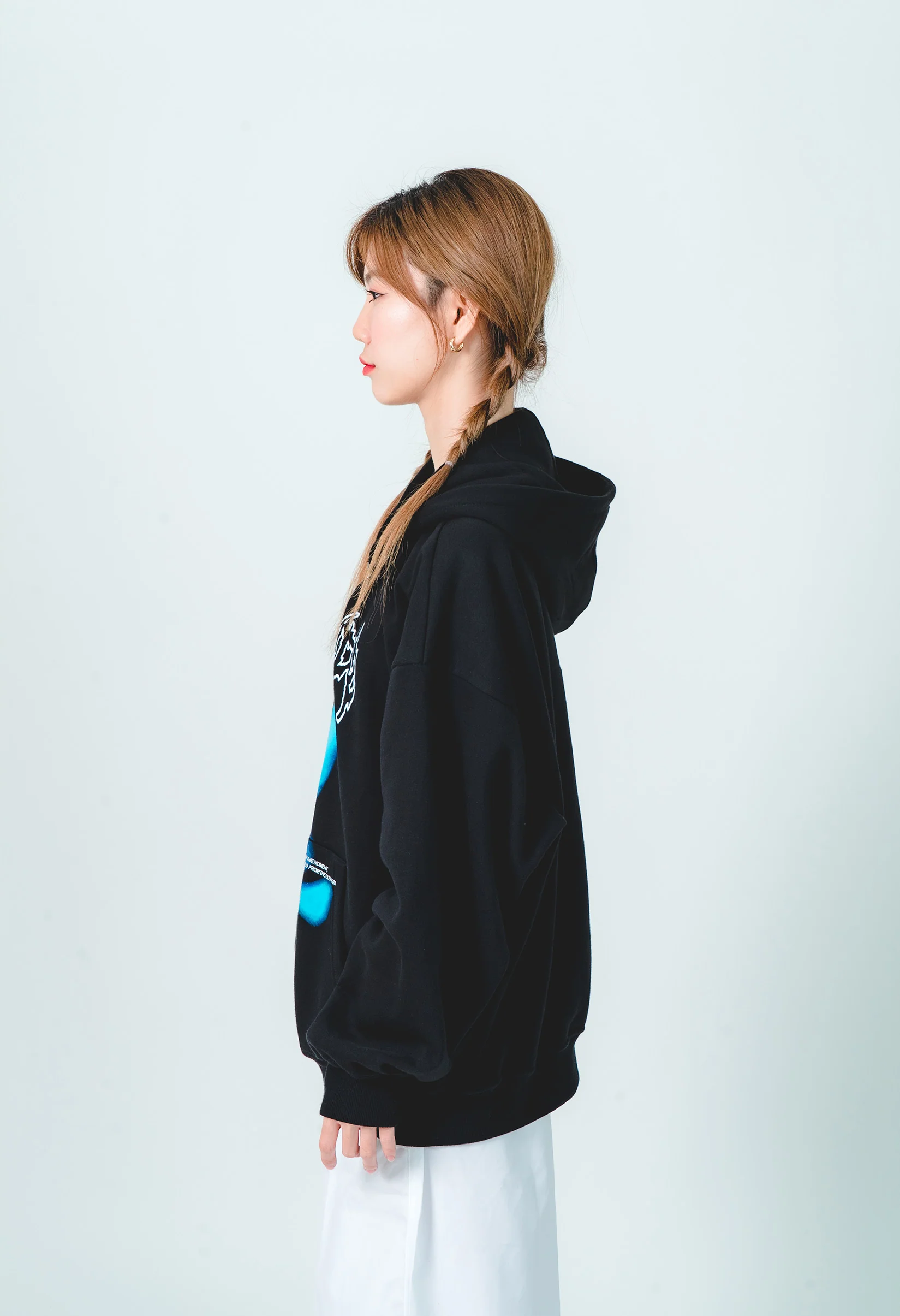 [IN STOCK] Black Ghosts Zip Hoodie - Image 4