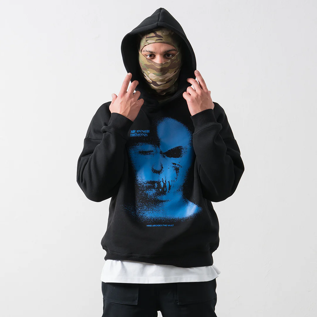 [IN STOCK] Black Inner Demons Hoodie - Image 2