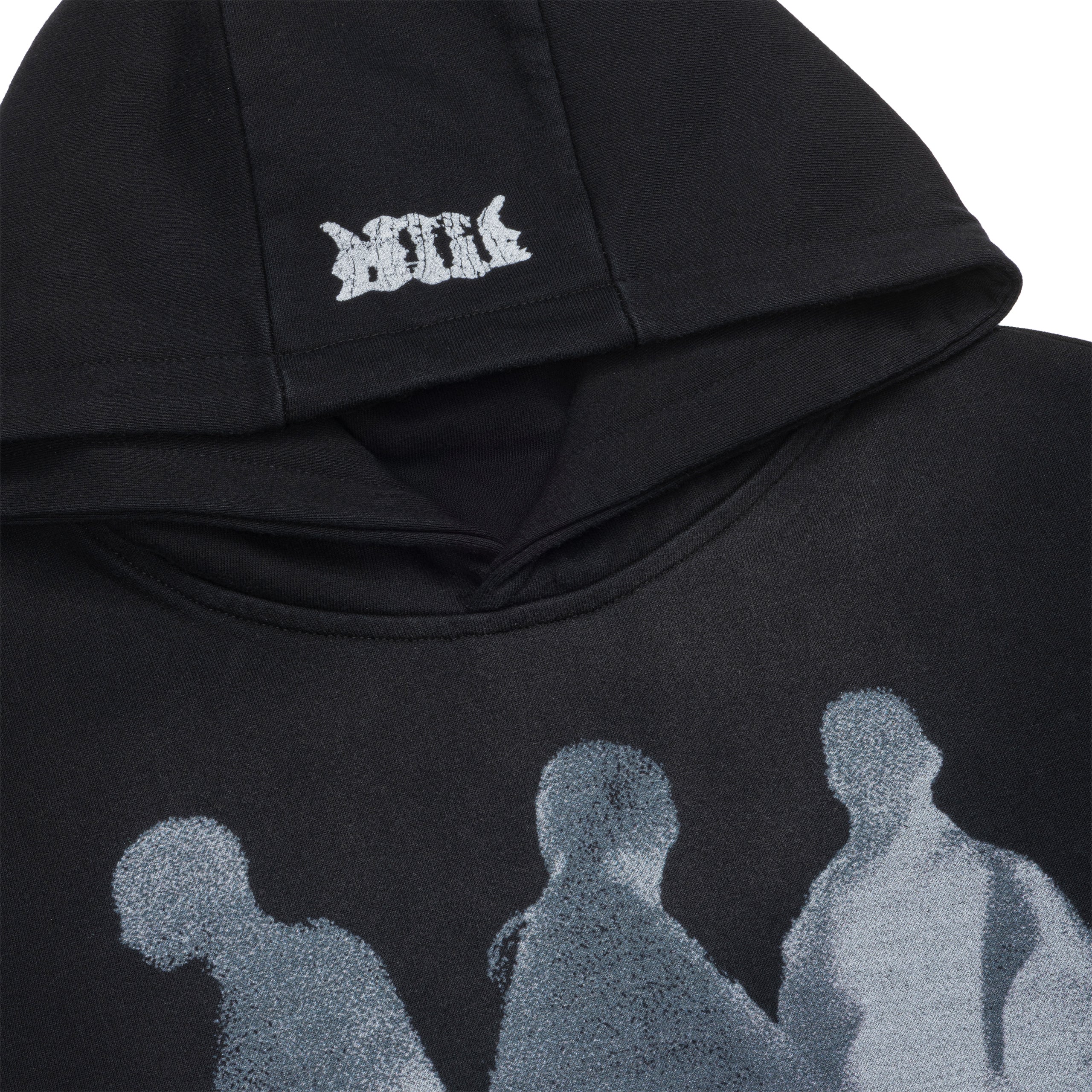 Black Washed Boxy Specters Hoodie - Image 2