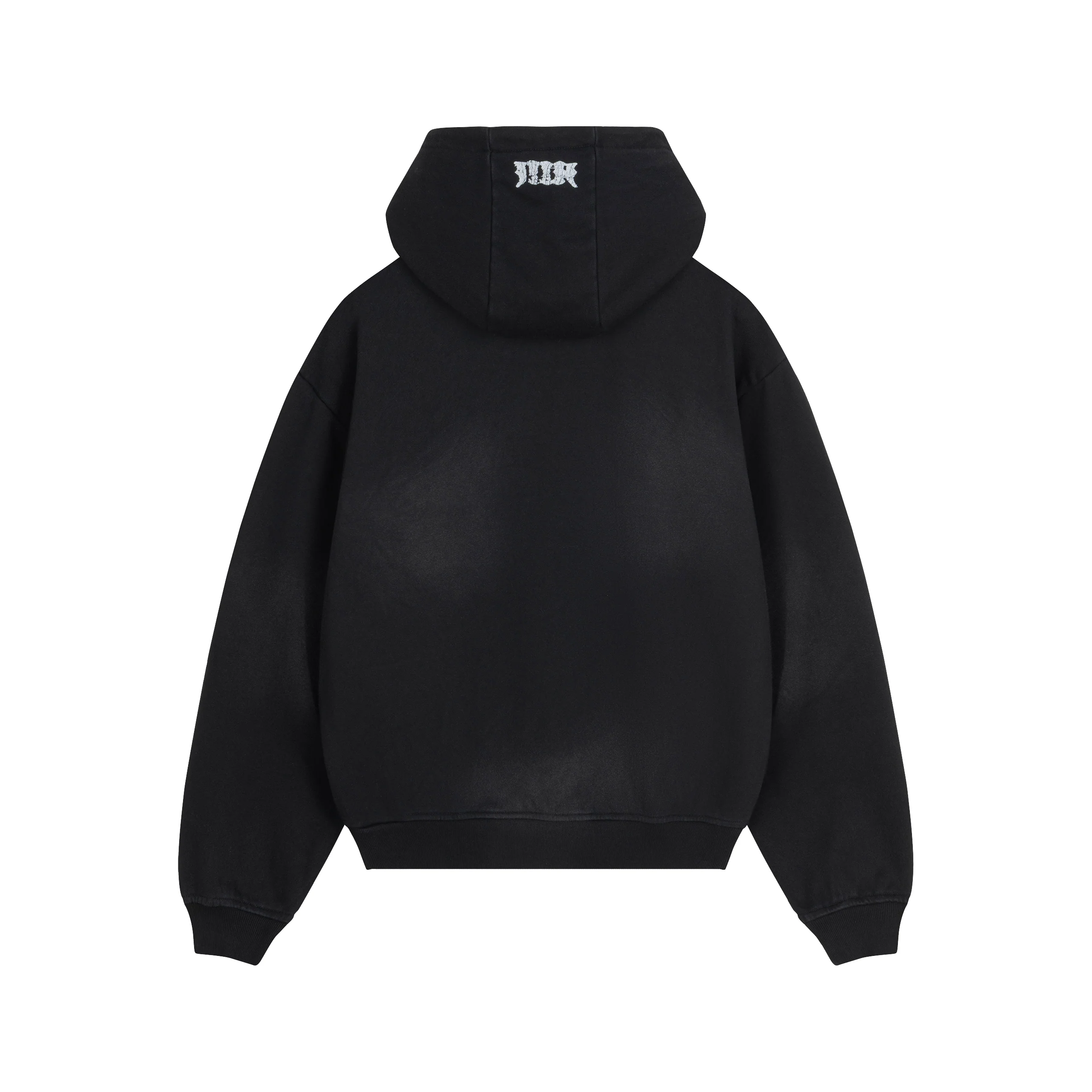 Black Washed Boxy Specters Hoodie - Image 3