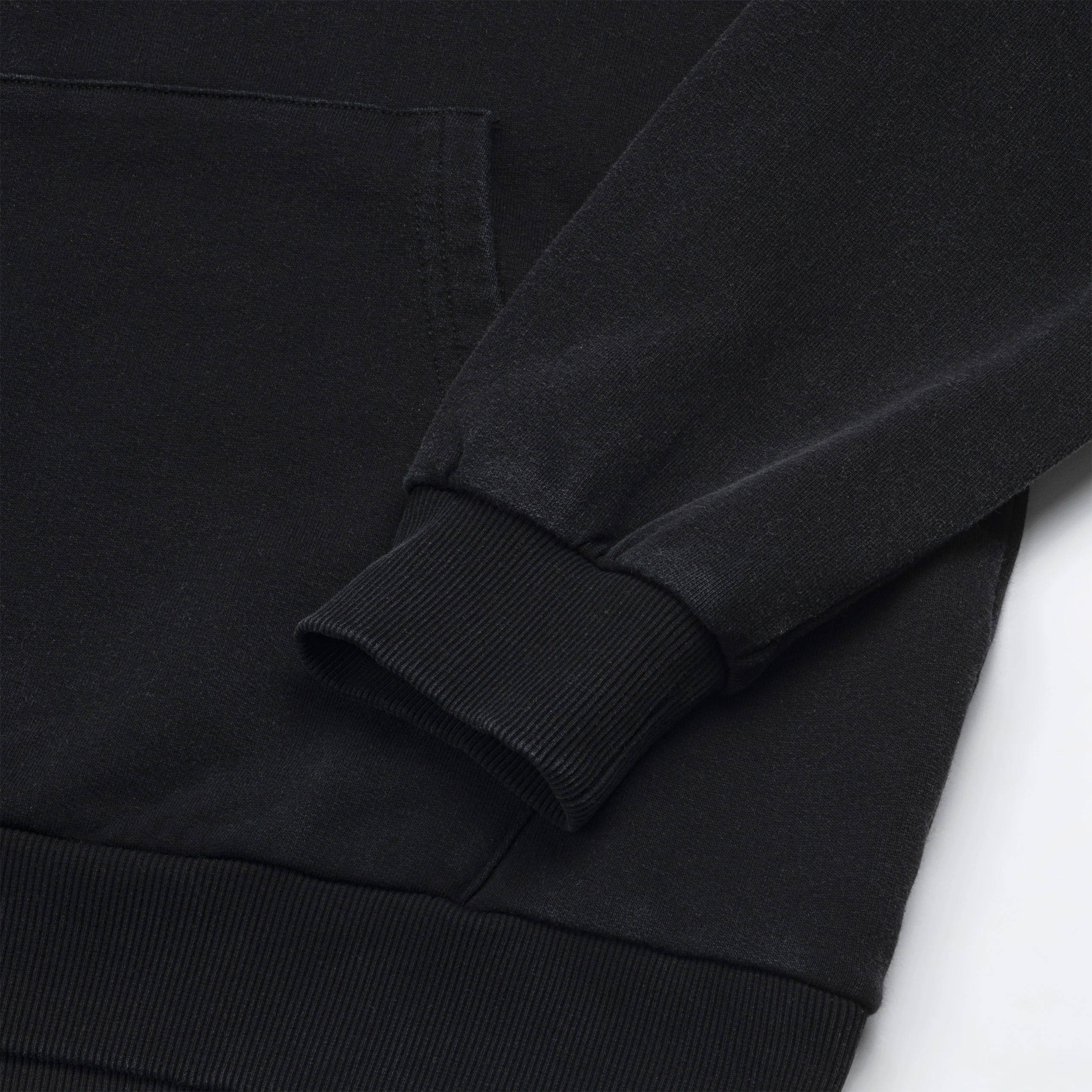 Black Washed Unbranded Hoodie - Image 2