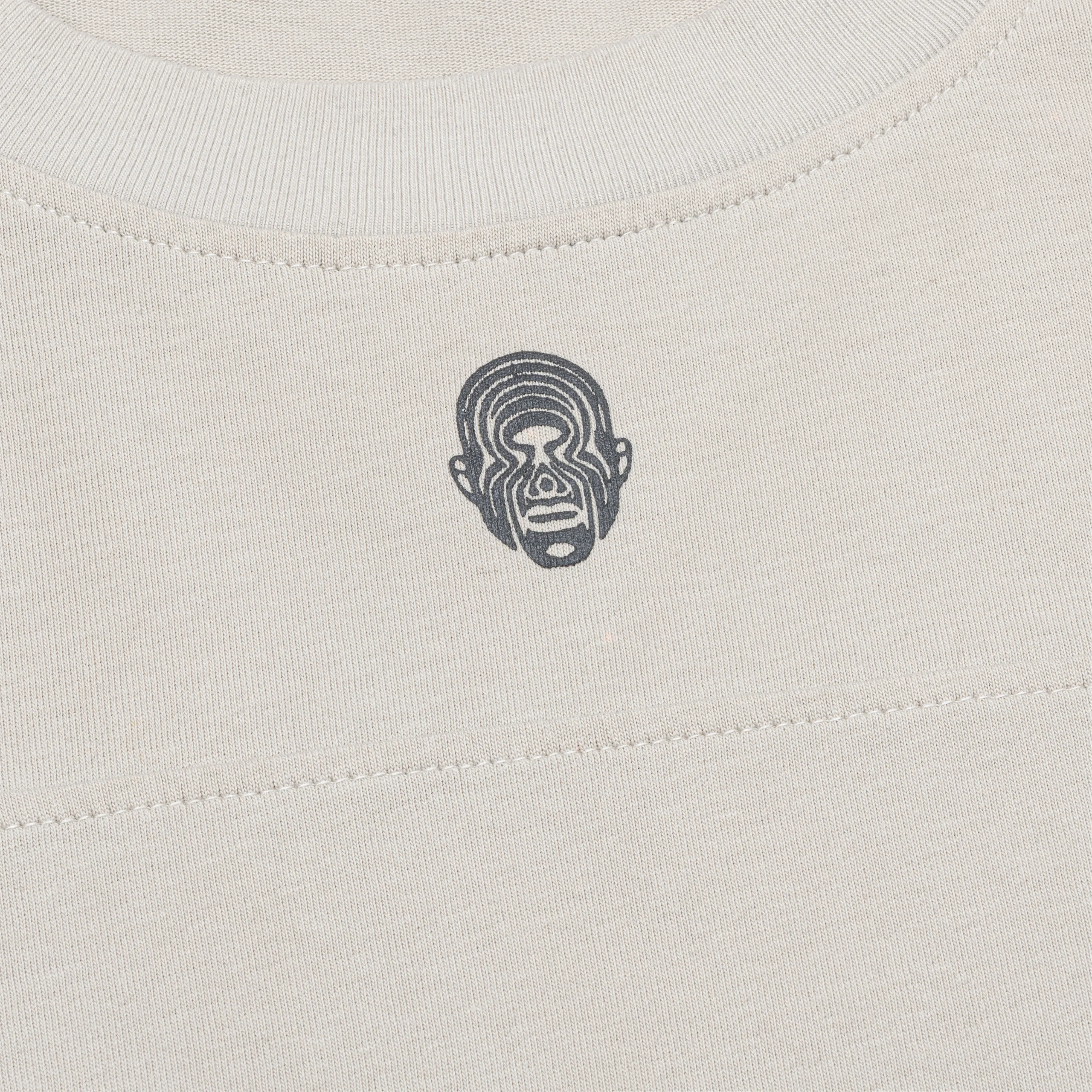 Bone Washed Boxy Reglan Mark T-shirt - Image 3