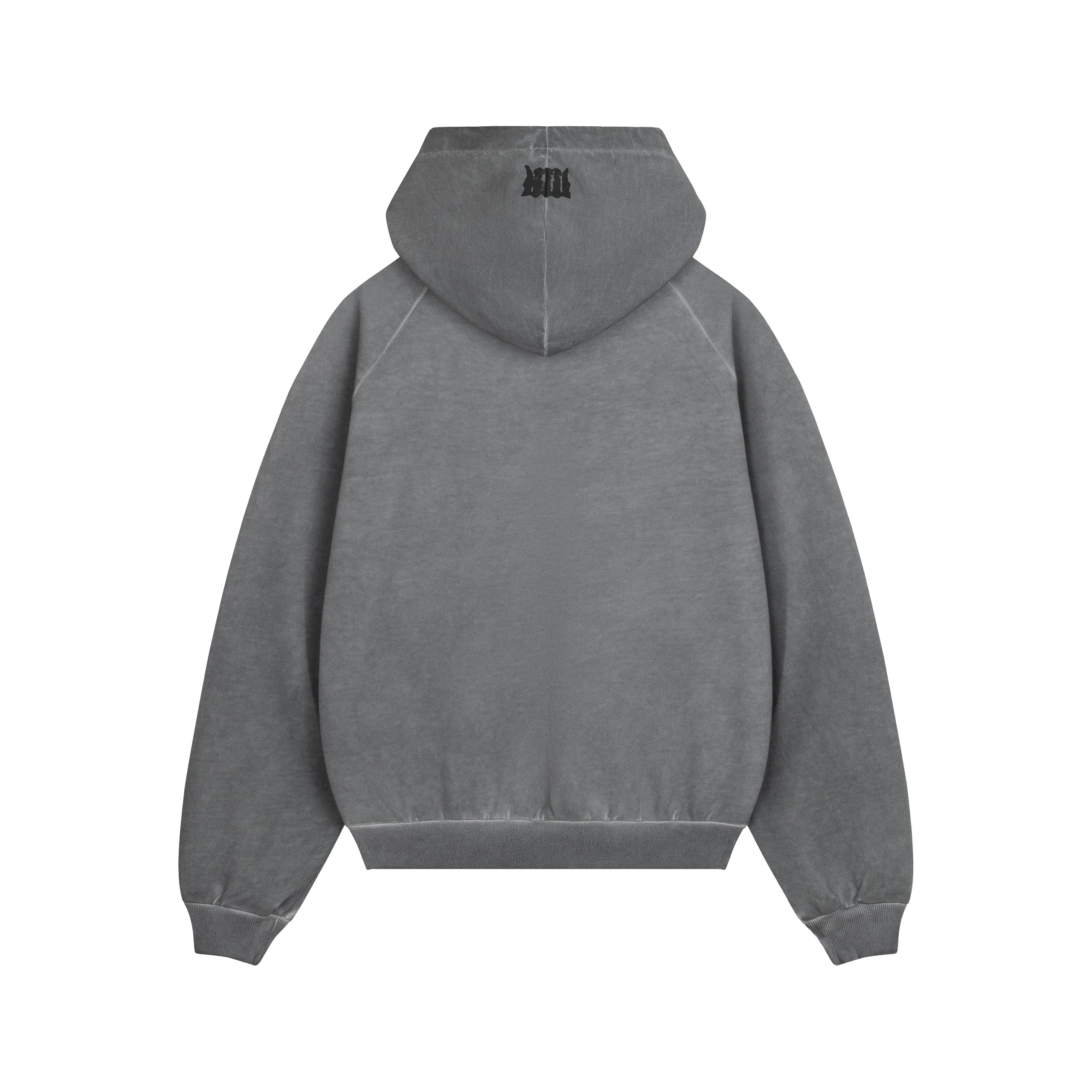 Dust Slate Washed Boxy Basic Hoodie - Image 4