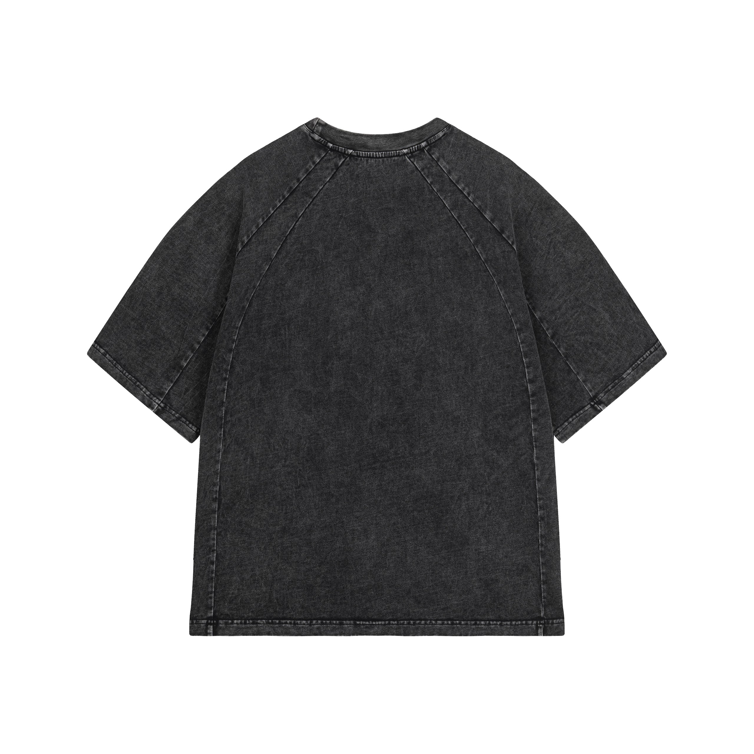 Graphite Washed Boxy Reglan Basic T-shirt - Image 4