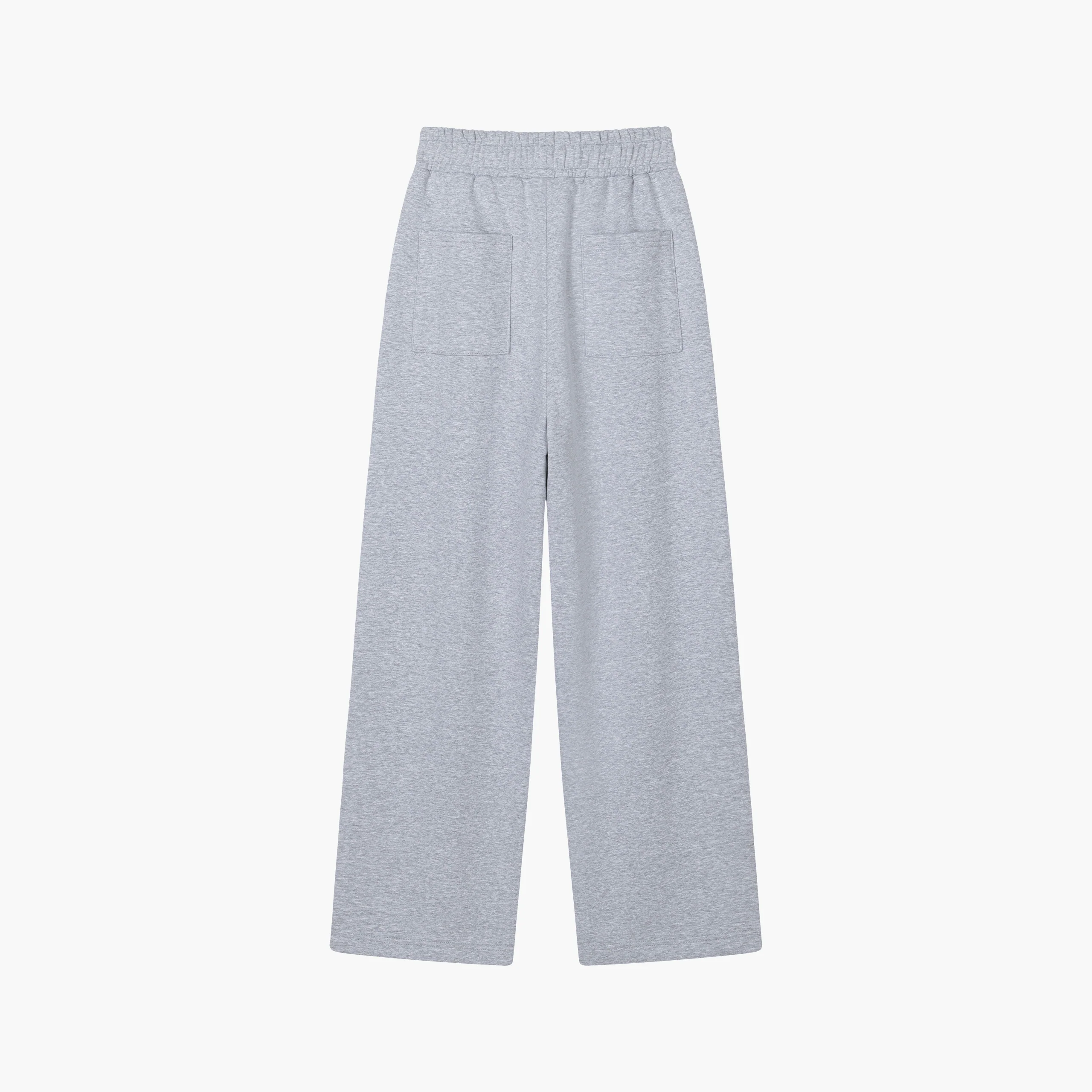 Gray Basic Baggy Sweatpants - Image 4
