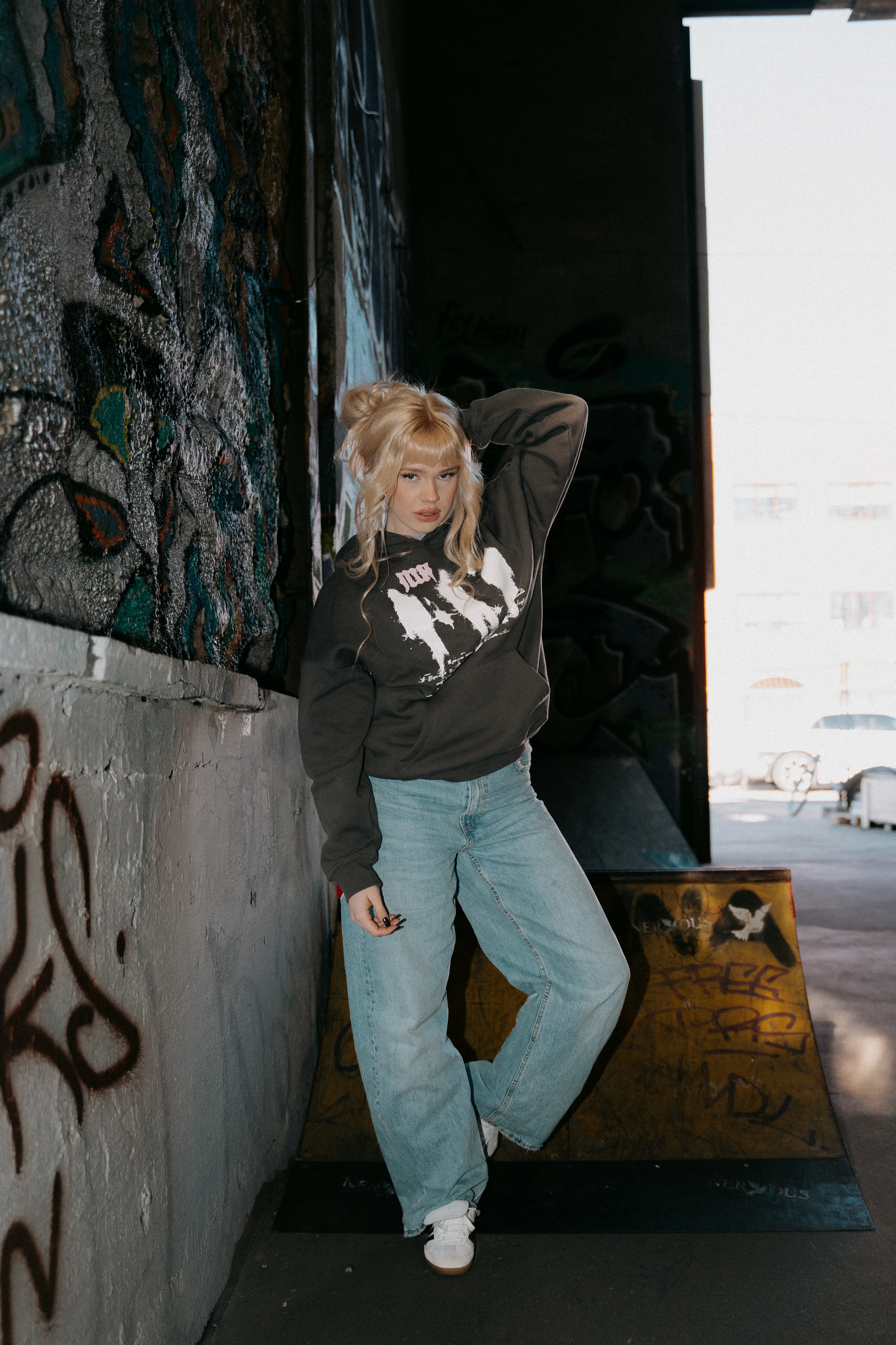 [IN STOCK] Graphite Space Souls Hoodie - Image 2