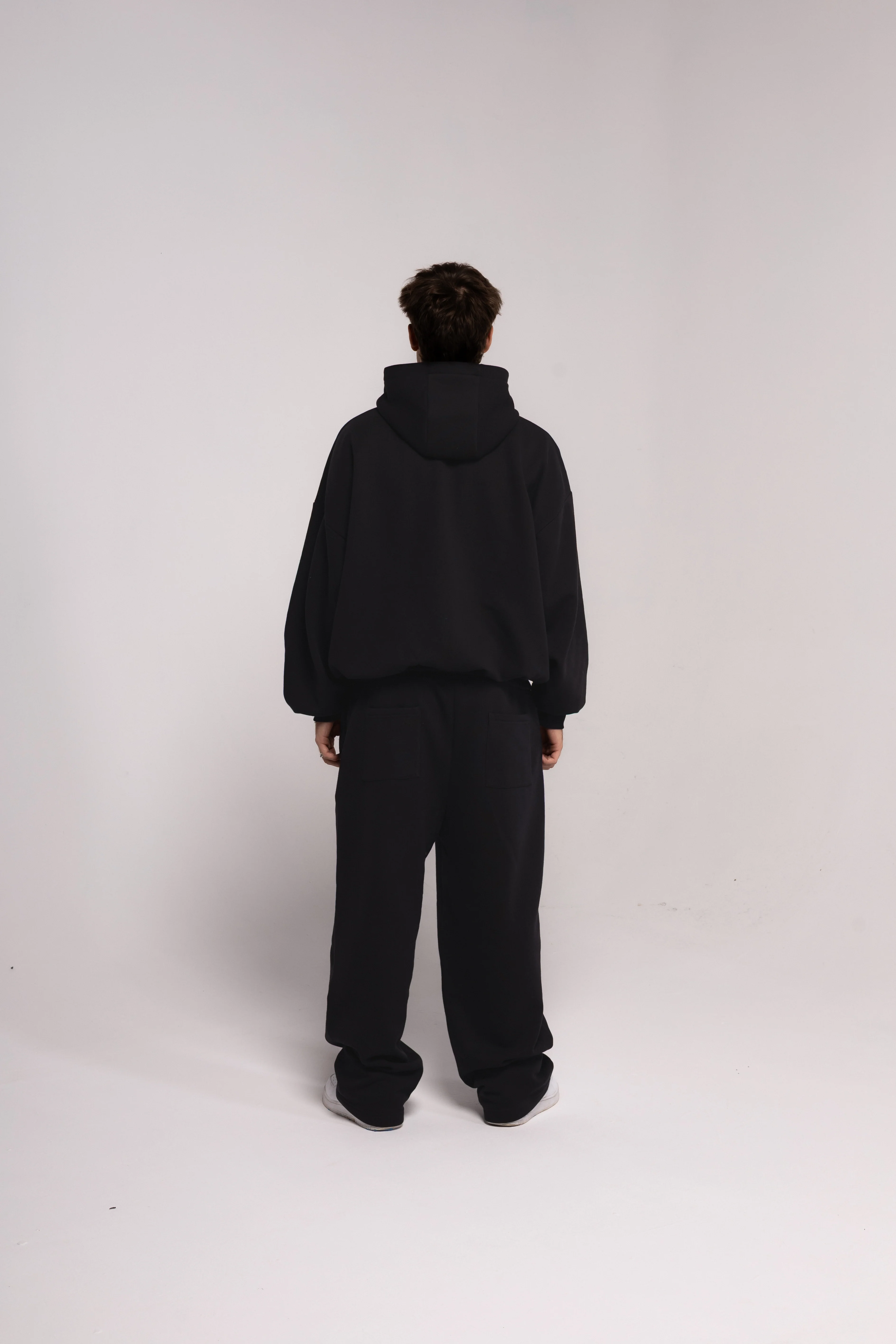 Noir Basic Baggy Hoodie - Image 6