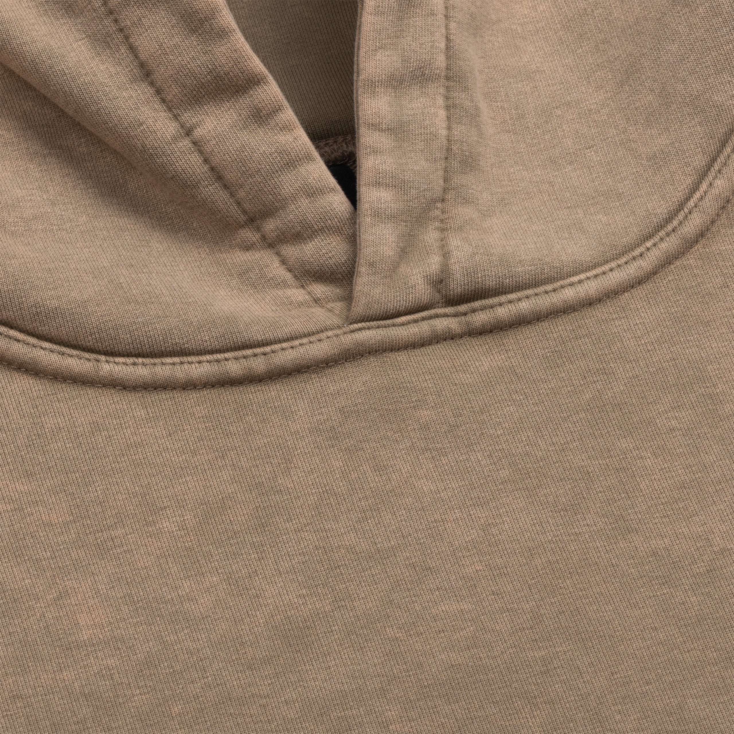 Washed Series Brown Hoodie - Image 4