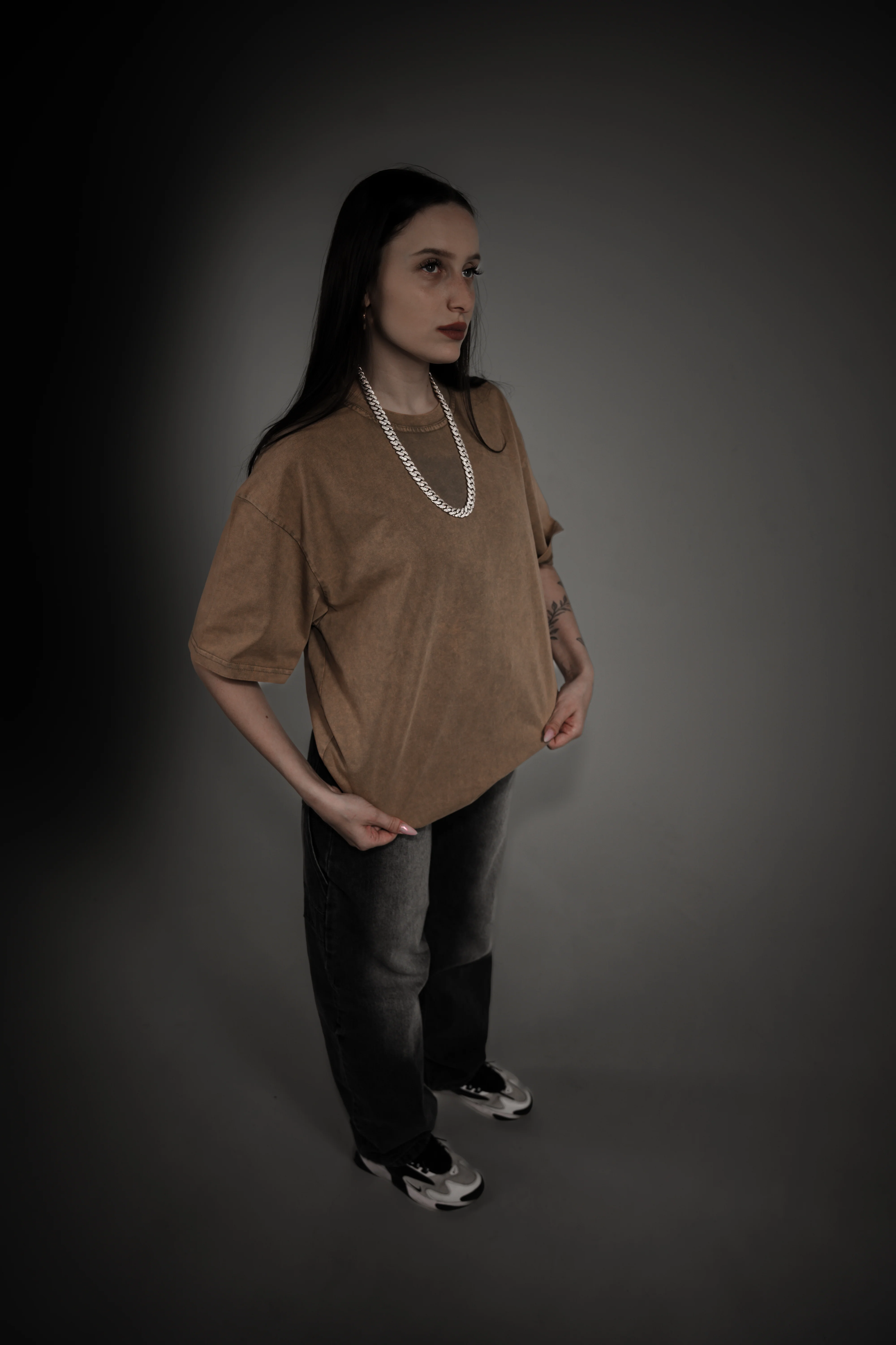Washed Series Brown T-shirt - Image 5